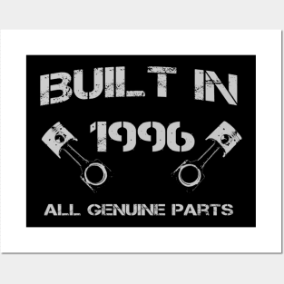 Built in 1996 Car fanatics 24th Birthday Gift idea Posters and Art